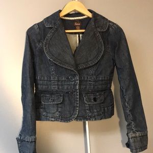 Louie Two Button Denim Blue Jacket